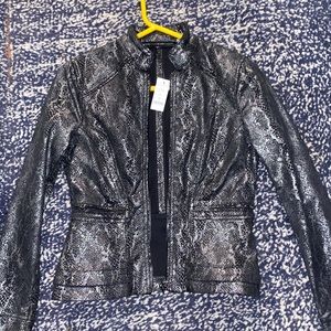 Brand new, never worn before White House Black leather jacket. Great condition